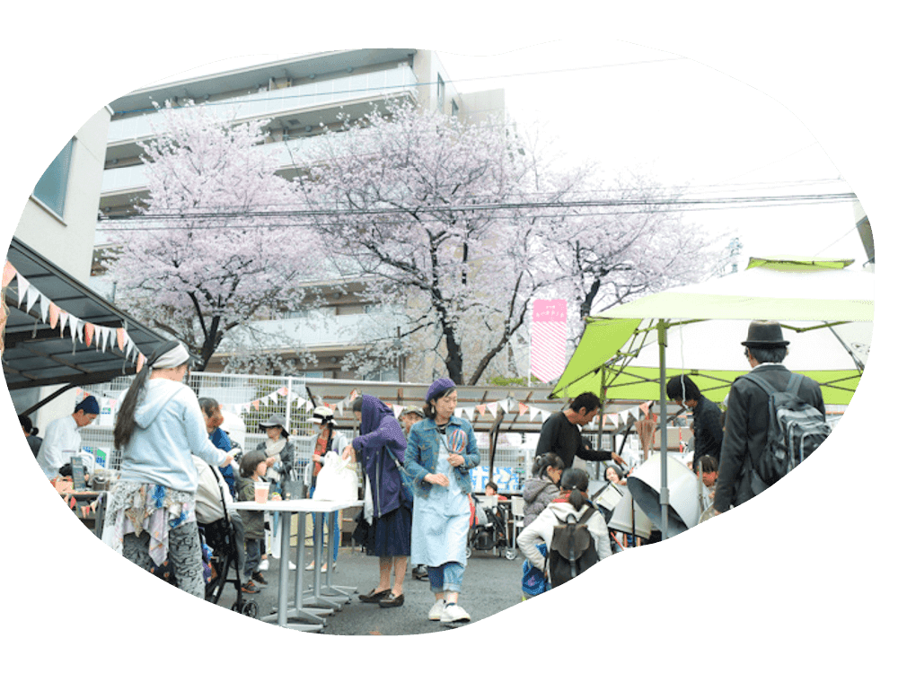 地域貢献活動 梶ヶ谷さくらまつり